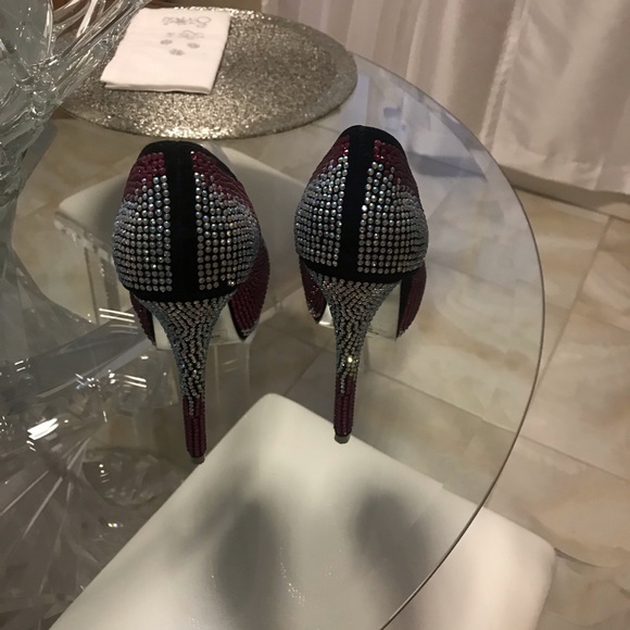 Rhinestone ladies heels - Picture 3 of 4